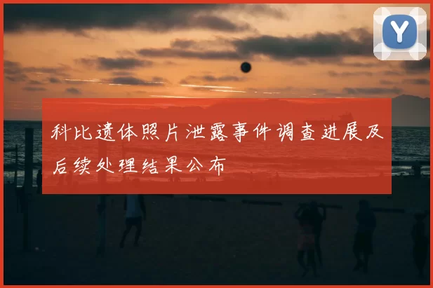 科比遗体照片泄露事件调查进展及后续处理结果公布